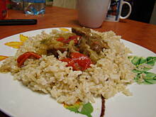 Fot. Wróbelek, Gulasz z indyka z kolorową papryką