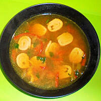 Zupa na styl chiński z omletem wg M&Ł