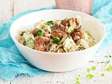 Fot. izaa_a, sałatka z makaronem ryzowym i z kurczakiem...