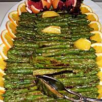 Zielone szparagi z pomarańczową nutą