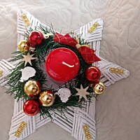 Świąteczne wyroby z papierowej wikliny