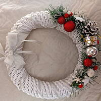 Świąteczne wyroby z papierowej wikliny