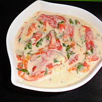 Sałatka z pieczonej papryki wg M&Ł