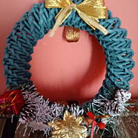 Świąteczne wyroby z papierowej wikliny