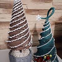 Świąteczne wyroby z papierowej wikliny