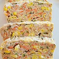 Pieczeń drobiowo - warzywna