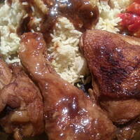 Kurczak duszony w melasie... po Dżaninowemu