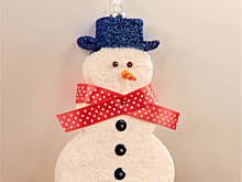 Fot. Wkn, Bałwanek brokatowy