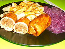 Fot. mariola2000, Zrazy wieprzowe z nadzieniem chlebowym wg M&Ł