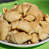 Rogaliki na słodkiej śmietance