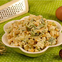 Sałatka z pora i jajek