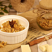 Crunchy z białą czekoladą