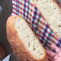 Chleb z naczynia żaroodpornego 