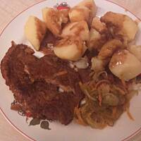 Schab w sosie własnym