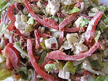 Fot. Jańcia, Rzymska sałata z serem feta