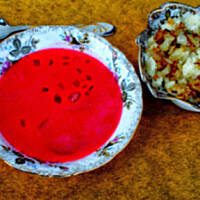 Barszcz czerwony zabielany