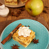 Szarlotka z tartego ciasta