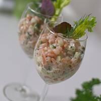 Koktajl z krewetek z sosem tysiąca wysp