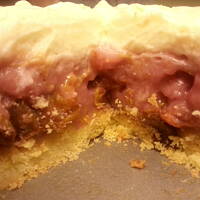 Kruche z musem śliwkowym i masą serową