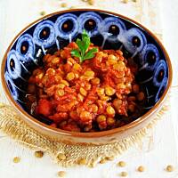 soczewica z czosnkiem po etiopsku...