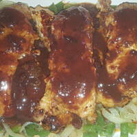 Łopatka wieprzowa z powidłami sliwkowymi