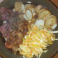 Łopatka wieprzowa z powidłami sliwkowymi