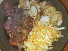 Fot. malinamarzenamalina1@wp.pl, Łopatka wieprzowa z powidłami sliwkowymi