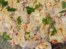 Fot. onlyred, Sałatka z brzoskwiniami