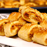 Paszteciki pyszne z mięsem z rosołu