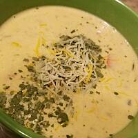 Zupa kukurydziana z kurczakiem