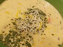 Fot. ekkore, Zupa kukurydziana z kurczakiem