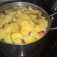 pieczone ziemniaki ...