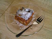 Fot. s_anka88, Placek z dwóch jaj z jabłkami