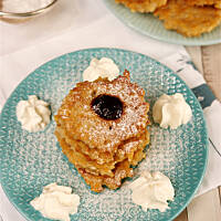 Placuszki ryżowe z jabłkami