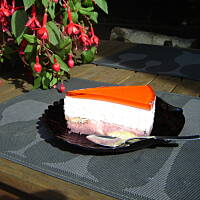 Torcik truskawkowo-lodowo-kokosowy