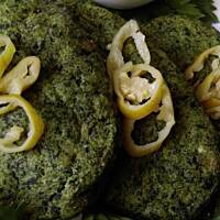 Pieczone kotlety ziemniaczano-szpinakowe :)