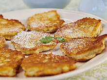 Fot. Wkn, Placuszki jabłkowe na mleku kozim