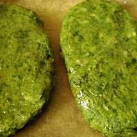 Pieczone kotlety ziemniaczano-szpinakowe :)