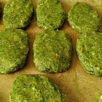 Pieczone kotlety ziemniaczano-szpinakowe :)