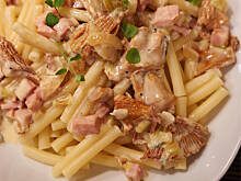 Fot. Wkn, Makaron z kurkami i gorgonzollą