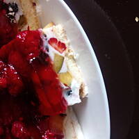 Ciasto pełne owoców