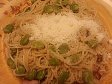 Fot. Dżanina Fonda, Spaghetti z bobem