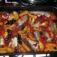 Zapiekany dorsz z ziemniakami