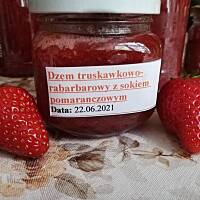 Dżem truskawkowo-rabarbarowy