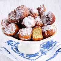 mini pączusie serowe...