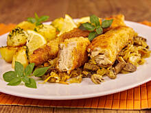 Fot. Wkn, Smażony łosoś bałtycki