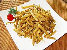 Fot. bahus, Fasolka szparagowa zasmażana z czosnkiem.