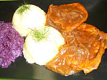 Fot. mariola2000, Schab duszony w sosie śliwkowym wg M&Ł