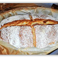 chleb z żeliwnego gara wg babci Małgosi