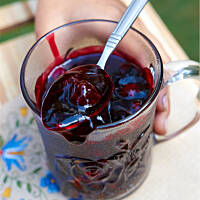 Kisiel domowy z owoców lasu